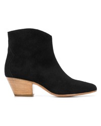 schwarze Wildleder Stiefeletten von Isabel Marant Etoile