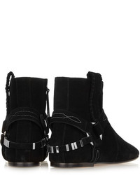 schwarze Wildleder Stiefeletten von Etoile Isabel Marant