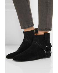 schwarze Wildleder Stiefeletten von Etoile Isabel Marant