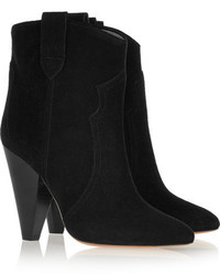 schwarze Wildleder Stiefeletten von Etoile Isabel Marant