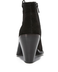 schwarze Wildleder Stiefeletten von Ash