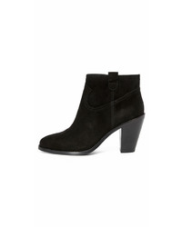 schwarze Wildleder Stiefeletten von Ash