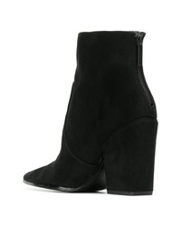 schwarze Wildleder Stiefeletten von Kendall & Kylie