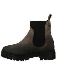 schwarze Wildleder Stiefeletten von Lazamani