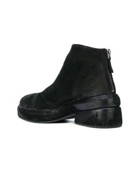 schwarze Wildleder Stiefeletten von Marsèll