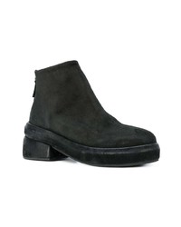 schwarze Wildleder Stiefeletten von Marsèll