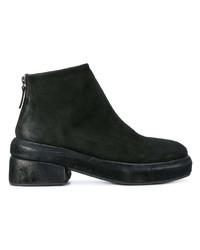 schwarze Wildleder Stiefeletten von Marsèll