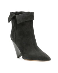 schwarze Wildleder Stiefeletten von Isabel Marant