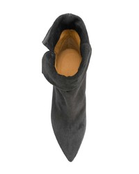 schwarze Wildleder Stiefeletten von Isabel Marant