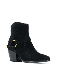 schwarze Wildleder Stiefeletten von MICHAEL Michael Kors