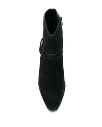 schwarze Wildleder Stiefeletten von MICHAEL Michael Kors