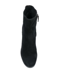 schwarze Wildleder Stiefeletten von Geox