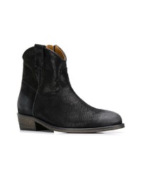 schwarze Wildleder Stiefeletten von Via Roma 15