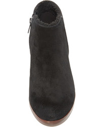 schwarze Wildleder Stiefeletten von Sam Edelman