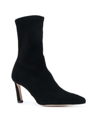 schwarze Wildleder Stiefeletten von Stuart Weitzman