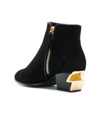 schwarze Wildleder Stiefeletten von Giuseppe Zanotti Design