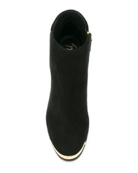 schwarze Wildleder Stiefeletten von Giuseppe Zanotti Design