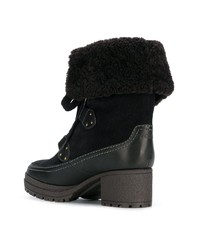 schwarze Wildleder Stiefeletten von See by Chloe