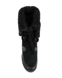 schwarze Wildleder Stiefeletten von See by Chloe