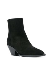 schwarze Wildleder Stiefeletten von Giuseppe Zanotti