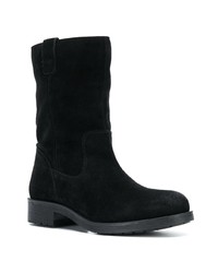 schwarze Wildleder Stiefeletten von Geox