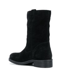 schwarze Wildleder Stiefeletten von Geox