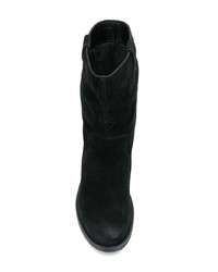 schwarze Wildleder Stiefeletten von Geox