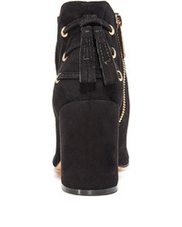 schwarze Wildleder Stiefeletten von Rachel Zoe