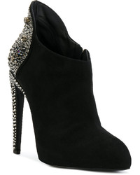 schwarze Wildleder Stiefeletten von Giuseppe Zanotti Design