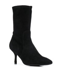 schwarze Wildleder Stiefeletten von Stuart Weitzman