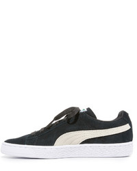 schwarze Wildleder Turnschuhe von Puma