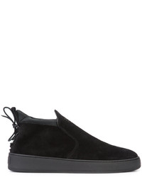 schwarze Wildleder Turnschuhe von Filling Pieces