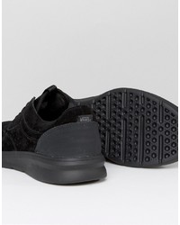 schwarze Wildleder Turnschuhe von Vans