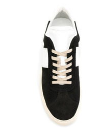 schwarze Wildleder Turnschuhe von Paul Smith