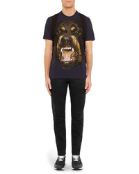 schwarze Wildleder Turnschuhe von Givenchy