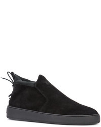 schwarze Wildleder Turnschuhe von Filling Pieces