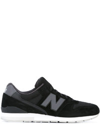 schwarze Wildleder Turnschuhe von New Balance