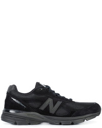 schwarze Wildleder Turnschuhe von New Balance