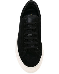 schwarze Wildleder Turnschuhe von Common Projects