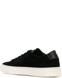 schwarze Wildleder Turnschuhe von Common Projects