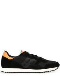 schwarze Wildleder Turnschuhe von Saucony