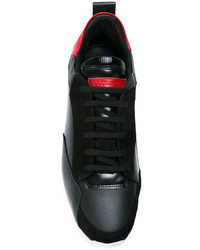 schwarze Wildleder Turnschuhe von DSQUARED2