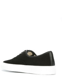 schwarze Wildleder Turnschuhe von Common Projects