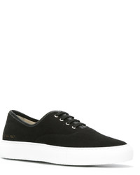 schwarze Wildleder Turnschuhe von Common Projects