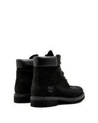 schwarze Wildlederarbeitsstiefel von Timberland