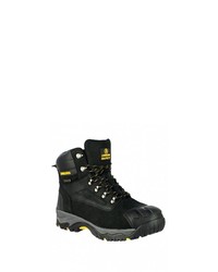 schwarze Wildlederarbeitsstiefel von Amblers Safety