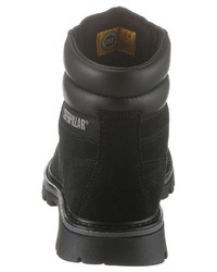 schwarze Wildlederarbeitsstiefel von Cat