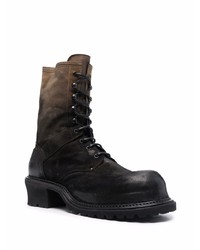 schwarze Wildlederarbeitsstiefel von Premiata