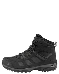 schwarze Wildlederarbeitsstiefel von Jack Wolfskin