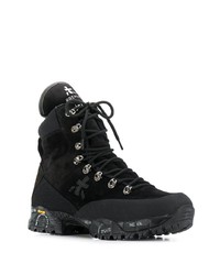 schwarze Wildlederarbeitsstiefel von Premiata